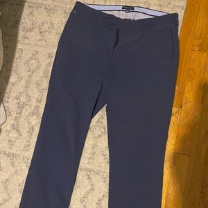 Peter Millar Stretch Performance Mens Khakis (Blue, 32x32)